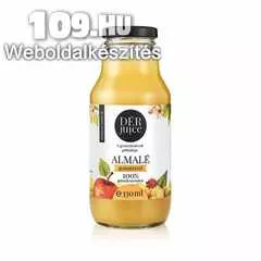 DÉR Juice 100%-os gyümölcslé almalé gyömbérrel 0,33 l